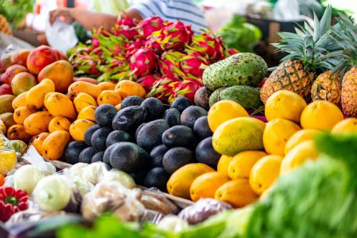 Vers fruit op Bonaire
