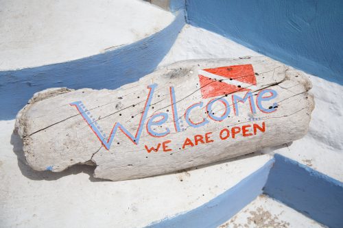 Shopping on Bonaire: plenty of dive shops!