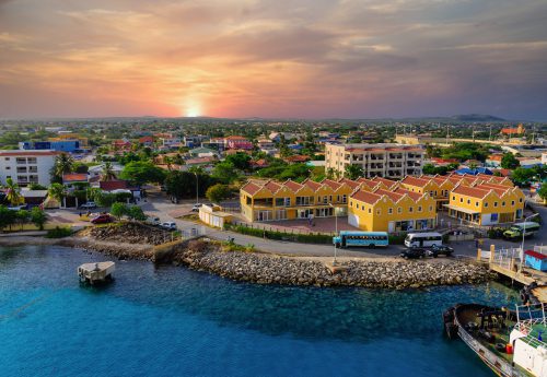 De stadspier op Vlag Dag Bonaire